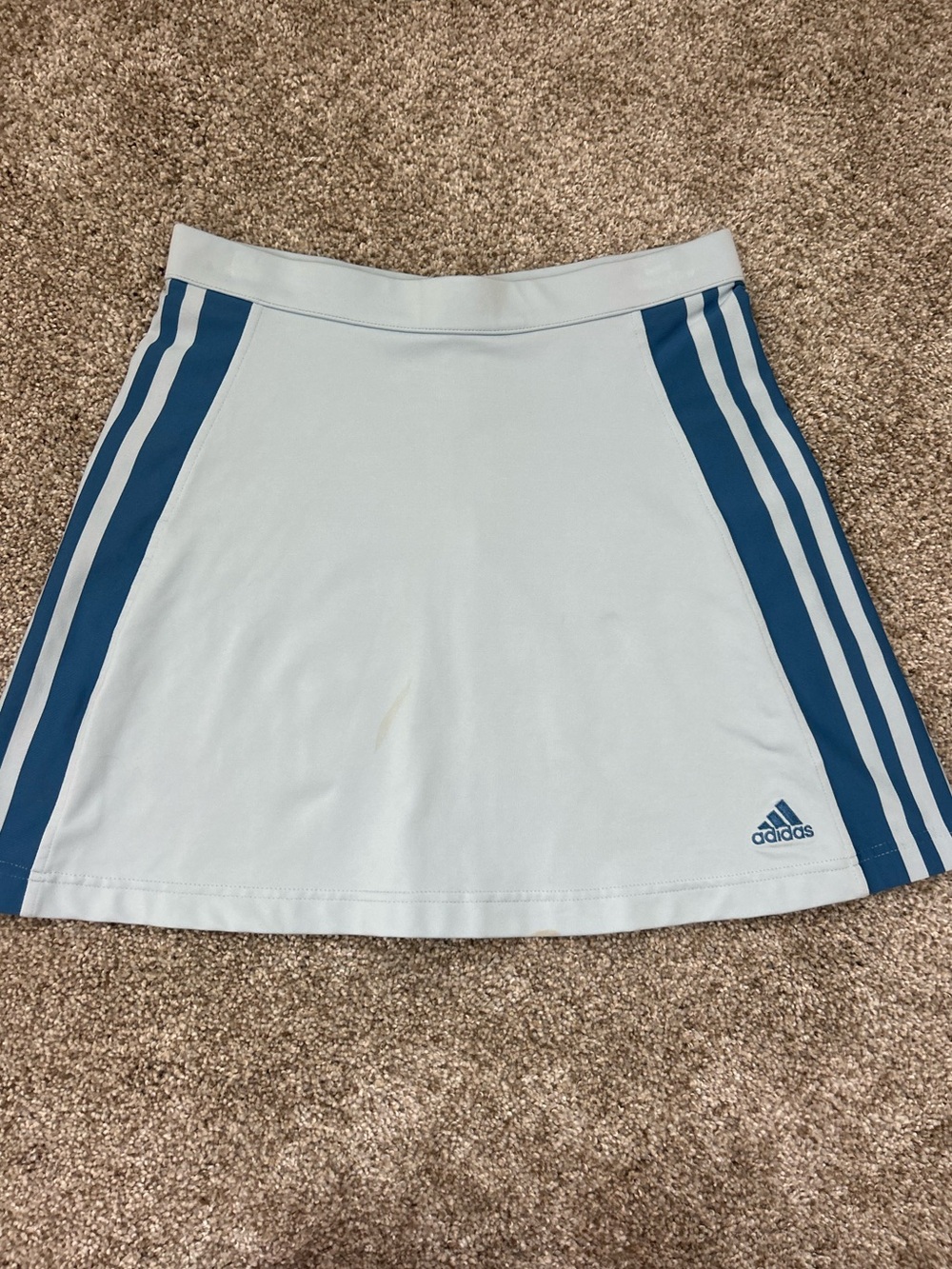 Adidas Women’s Tennis Skirt with Blue Stripes